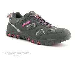 Ushuaia HUARAZ Gris Fonce Rose - Basket Randonnee Femme