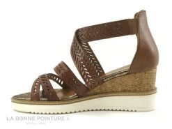 Tamaris 1-28352-26 Cognac - Brides Ajourees - Sandale Talon Compense -Chaussures Pour Femmes cd24607c73b9e66c561f35ea11d5d5ef img 7079.jpg 156024