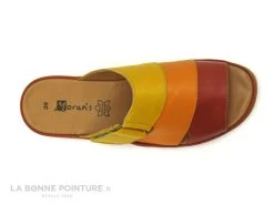 Morans FAFILE Brique Rouge - Orange - Jaune - Mule Reglable -Chaussures Pour Femmes cd24607c73b9e66c561f35ea11d5d5ef img 7195.jpg 156096