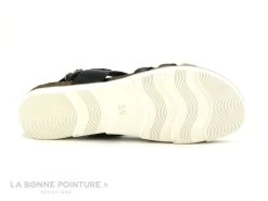 Marco Tozzi 2-28410-20 Noir Argent - Sandale Plate Femme -Chaussures Pour Femmes cd24607c73b9e66c561f35ea11d5d5ef img 7294.jpg 180528