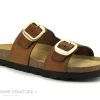Geox D35SYM - BRIONIA Brown - Mule Reglable Femme Marron