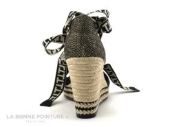 Tamaris 1-28344-20 Black - Sandale Femme Avec Ruban - Talon Compense -Chaussures Pour Femmes cd24607c73b9e66c561f35ea11d5d5ef img 7424.jpg 180373