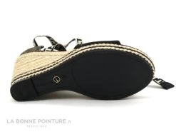 Tamaris 1-28344-20 Black - Sandale Femme Avec Ruban - Talon Compense -Chaussures Pour Femmes cd24607c73b9e66c561f35ea11d5d5ef img 7425.jpg 180374