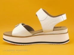 Geo Reino GIFABE Blanc - Nu-pieds Femme - Semelle Compensee -Chaussures Pour Femmes cd24607c73b9e66c561f35ea11d5d5ef img 7445.jpg 168517