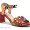 Laura Vita HECO 13 Rouge - Sandale Talon Haut
