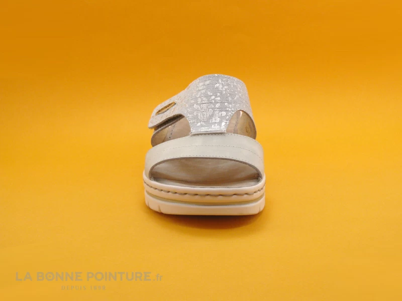 Fly Flot FLYKOR Argent - Gris - Mule Compensee Femme 2 Fly Flot FLYKOR Argent - Gris - Mule Compensee Femme – Image 2