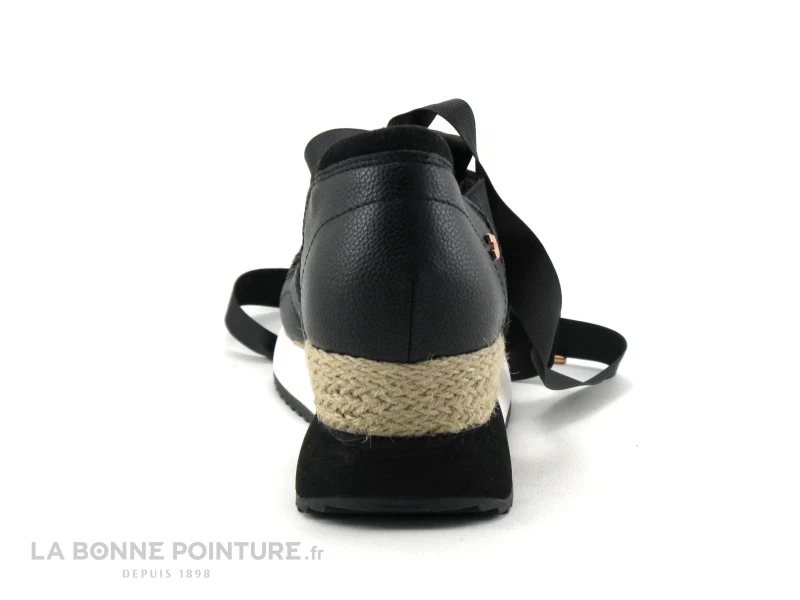 Gioseppo TASSIN - Sandale Sneaker Femme Noire Avec Ruban 4 Gioseppo TASSIN - Sandale Sneaker Femme Noire Avec Ruban – Image 4