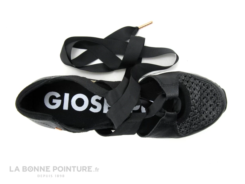 Gioseppo TASSIN - Sandale Sneaker Femme Noire Avec Ruban 6 Gioseppo TASSIN - Sandale Sneaker Femme Noire Avec Ruban – Image 6