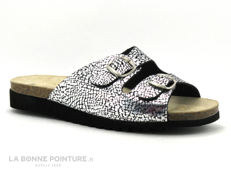 Artika BASQUE Balthazar Argent - Mule Reglable Femme 1 Artika BASQUE Balthazar Argent - Mule Reglable Femme