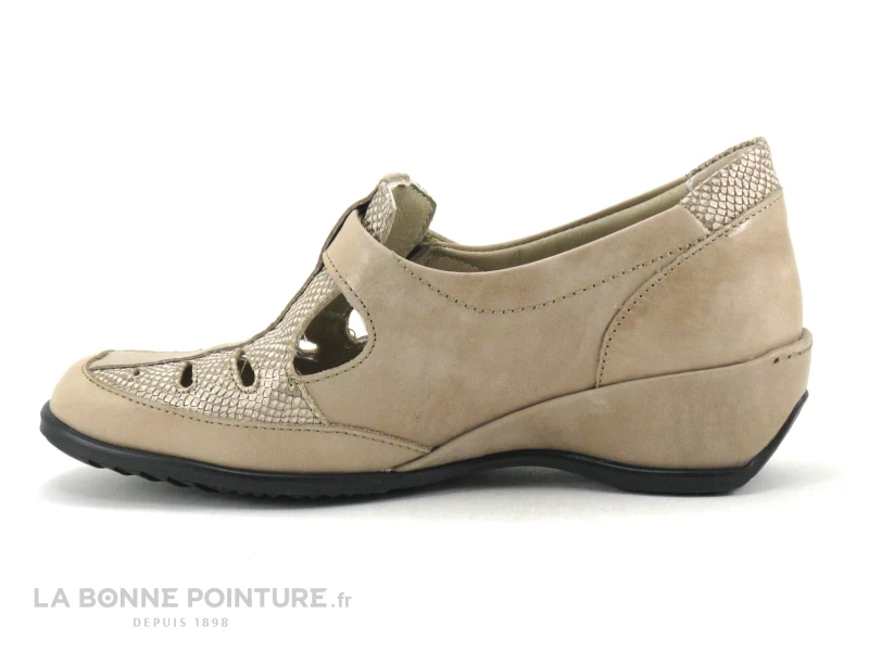 Suaves ALPES 5042APT Sandy - Chaussure Aeree Beige - Talon Compense 3 Suaves ALPES 5042APT Sandy - Chaussure Aeree Beige - Talon Compense – Image 3