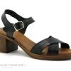 Carla Tortosa 68045 - Sandale Noire - Talon Large