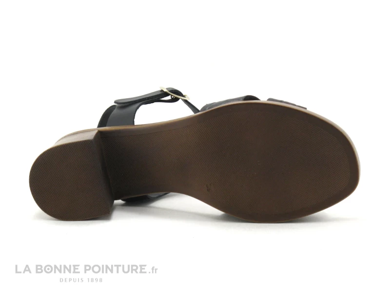Carla Tortosa 68045 - Sandale Noire - Talon Large 7 Carla Tortosa 68045 - Sandale Noire - Talon Large – Image 7