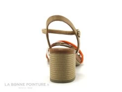 Marco Tozzi 2-28357-20 Cognac Comb - Sandale Talon Carre -Chaussures Pour Femmes cd24607c73b9e66c561f35ea11d5d5ef img 8319.jpg 181814