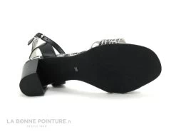 DE CI De La - VULPIN - Noir Blanc Croco - Sandale Talon Haut -Chaussures Pour Femmes cd24607c73b9e66c561f35ea11d5d5ef img 8344.jpg 158066