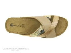 Morans MILTON 28724 - Beige Or Fleuri - Mule Compensee Femme -Chaussures Pour Femmes cd24607c73b9e66c561f35ea11d5d5ef img 8362.jpg 158027
