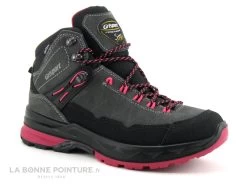 Grisport 14903S21G - Gris - Fuchsia - Basket Montante Rando Femme