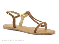 Tropeziennes HABUC Tan - 23198 - Sandale Plate Bride Salome -Chaussures Pour Femmes cd24607c73b9e66c561f35ea11d5d5ef img 8425.jpg 158171
