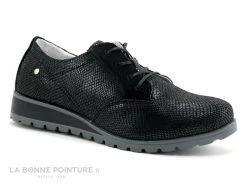 Chaussures Pour Femmes 6 Morans WIGO Noir - Chaussure Derby Confort Femme