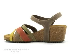 Inter Bios 5637 Kaki Moutarde Orange - Sandale Compensee Femme -Chaussures Pour Femmes cd24607c73b9e66c561f35ea11d5d5ef img 8545.jpg 158347