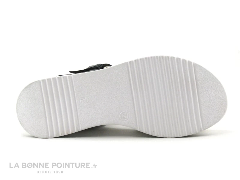 Geo Reino GIFABE Noir - Sandale Femme - Semelle Compensee 7 Geo Reino GIFABE Noir - Sandale Femme - Semelle Compensee – Image 7