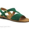 We Do 45320 Leaf - Sandale Femme Cuir Vert