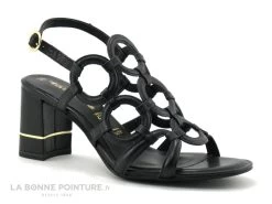 Tamaris 1-28373-26 Black - Cercles - Sandale Noire Talon Haut