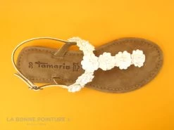 Tamaris 1-28123-26 100 White - Sandale Blanche - Lacet -Chaussures Pour Femmes cd24607c73b9e66c561f35ea11d5d5ef img 8861.jpg 158648