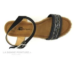 Morans TREMEUR Noir - Perles Brillantes - Sandale Talon Compense -Chaussures Pour Femmes cd24607c73b9e66c561f35ea11d5d5ef img 9102.jpg 170505