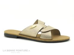 Dees Shoes MERCADO Or - Mule Plate Doree