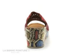 Karyoka GENI BIS Rouge - Semelle Compensee Serpent - Mule Femme -Chaussures Pour Femmes cd24607c73b9e66c561f35ea11d5d5ef img 9377.jpg 159139