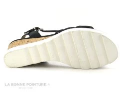 Marco Tozzi Premio 2-28724-28 - Nu-pieds Cuir Noir -Talon Compense -Chaussures Pour Femmes cd24607c73b9e66c561f35ea11d5d5ef img 9476.jpg 170920