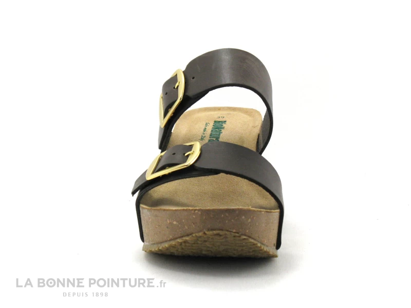 BioNatura 24A2178-I-Goitmo - Mule Cuir Marron Talon Haut Compense 2 BioNatura 24A2178-I-Goitmo - Mule Cuir Marron Talon Haut Compense – Image 2