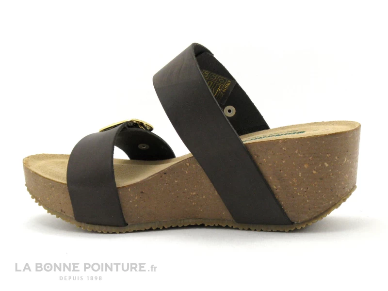 BioNatura 24A2178-I-Goitmo - Mule Cuir Marron Talon Haut Compense 3 BioNatura 24A2178-I-Goitmo - Mule Cuir Marron Talon Haut Compense – Image 3