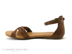 Kaola 580 Marron - Sandale Plate Bride Cheville - Femme -Chaussures Pour Femmes cd24607c73b9e66c561f35ea11d5d5ef img 9745.jpg 159601