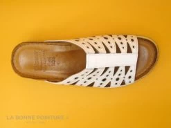 Karyoka IBOU Blanc - Mule Blanche - Talon Compense -Chaussures Pour Femmes cd24607c73b9e66c561f35ea11d5d5ef img 9792.jpg 159651