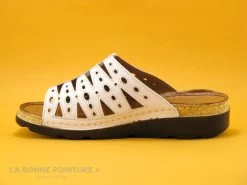 Karyoka IBOU Blanc - Mule Blanche - Talon Compense -Chaussures Pour Femmes cd24607c73b9e66c561f35ea11d5d5ef img 9795.jpg 159650